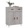 vidaXL Buffet sonoma gris 69,5x34x90 cm bois d'ing&eacute;nierie