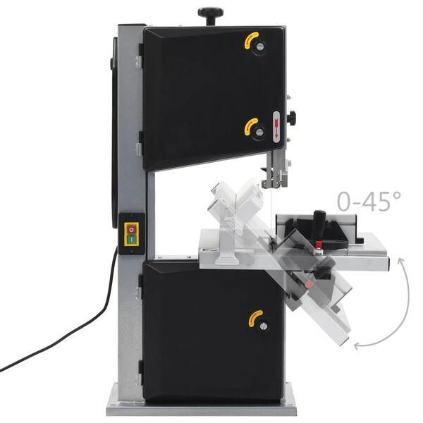 vidaXL Scie &agrave; ruban Largeur de coupe 245 mm