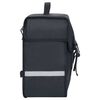 vidaXL Sac de v&eacute;lo simple pour porte-bagages &eacute;tanche 21 L Noir