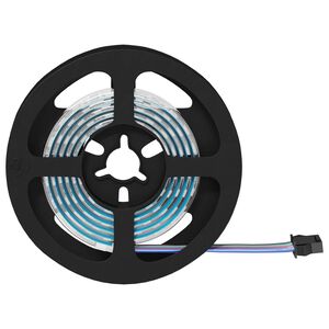 vidaXL Bande LED 4 pcs Noir et Transparent 120 x 0,8 x 0,3 cm