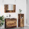 vidaXL Ensemble de mobilier de salle de bain 3 pcs Bois Ancien