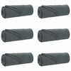 vidaXL Couvertures &agrave; jeter 6 pc Gris fonc&eacute; 210 x 140 cm 2.56 kg