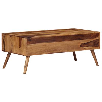 vidaXL Table basse 100x50x39 cm Bois massif