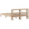 vidaXL Cadre de lit sans matelas 120x200 cm bois de pin massif