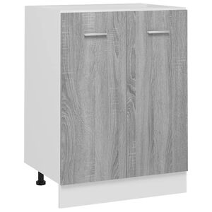 vidaXL Meuble bas "Lyon" Gris Sonoma 60 x 46 x 81,5 cm Bois d'ing&eacute;nierie