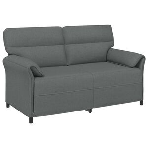 vidaXL Canap&eacute; 100% polyester, cadre en m&eacute;tal, MDF, Contreplaqu&eacute;