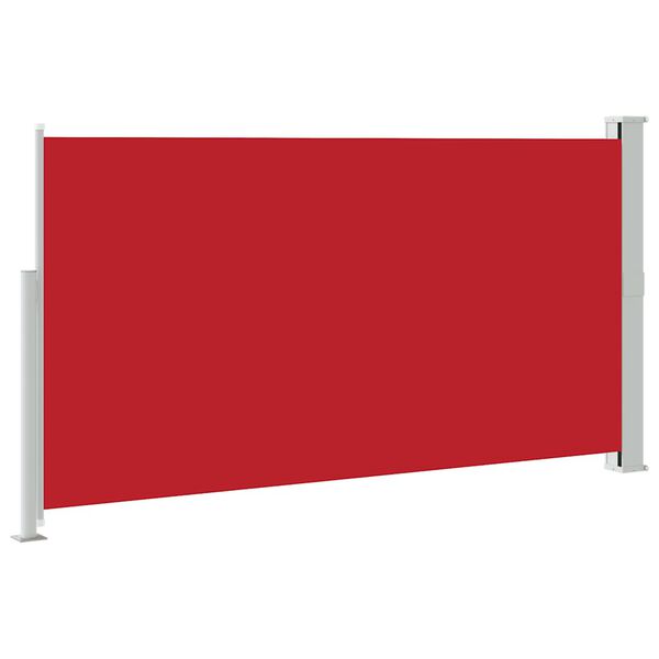 vidaXL Auvent latéral rétractable de patio 170x300 cm Rouge