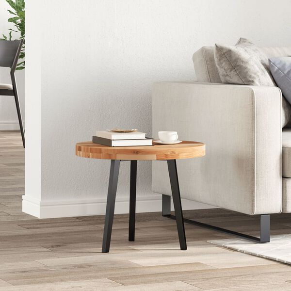 vidaXL Dessus de table rond &Oslash;50x4 cm bois massif d'acacia