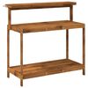 vidaXL Banc de rempotage ext&eacute;rieur 111,5 x 48,5 x 107 cm Naturel