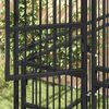vidaXL Chenil d'ext&eacute;rieur pour chiens Acier 11,06 m&sup2;