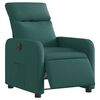 vidaXL Fauteuil inclinable &eacute;lectrique Vert fonc&eacute; Tissu