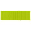 vidaXL Chaise longue avec coussin vert vif Bois de pin impr&eacute;gn&eacute;