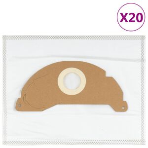 vidaXL Sacs d&rsquo;aspirateur pour K&auml;rcher A2004 20 pcs