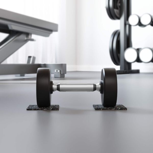 vidaXL Rouleau en caoutchouc Noir 2000 x 12 x 0,3 cm Caoutchouc