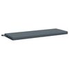 vidaXL Coussin de banc SOEST 100 % polyester Bleu 100 x 40 x 5 cm