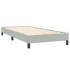 vidaXL Sommier &agrave; lattes de lit sans matelas gris clair 100x220cm