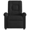 vidaXL Fauteuil inclinable Noir Tissu
