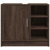 vidaXL Armoire d'&eacute;vier ch&ecirc;ne marron 63x29x55 cm bois d'ing&eacute;nierie