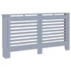 vidaXL Cache-radiateur anthracite 152x19x81,5 cm MDF