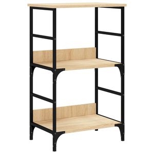 vidaXL Biblioth&egrave;que ch&ecirc;ne sonoma 50x33x82 cm bois d'ing&eacute;nierie
