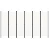 vidaXL Cloison de séparation 6 panneaux Blanc 300x180 cm