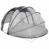 vidaXL D&ocirc;me de tente de piscine Transparent 538 x 440 x 204 cm PVC