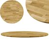 vidaXL Dessus de table Bois de ch&ecirc;ne massif Rond 23 mm 700 mm