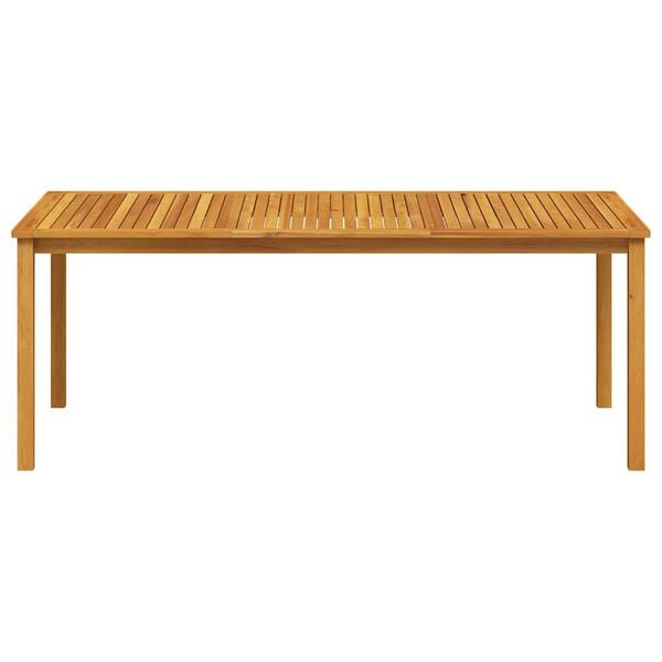 vidaXL Table de jardin 200x100x74 cm Bois d'acacia massif