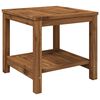 vidaXL Table basse Naturel 48,5 x 49 x 45 cm Bois d'Acacia Massif