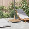 vidaXL Pied de parasol Bois Clair 45 x 45 x 31,5 cm