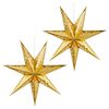 vidaXL &Eacute;clairage de No&euml;l RAAHE 2 pc 10 LED Blanc chaud 60 x 6 x 60 cm