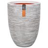 Capi Pot &agrave; fleurs Nature Rib 36 x 47 cm Ivoire KOFI782