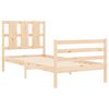 vidaXL Cadre de lit sans matelas 90x200 cm bois massif
