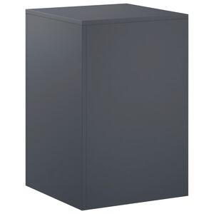 vidaXL Support de Plante Anthracite 40 x 40 x 60 cm Acier inoxydable