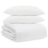 vidaXL Ensemble de Duvet avec oreiller 3 pcs Blanc Plume de canard