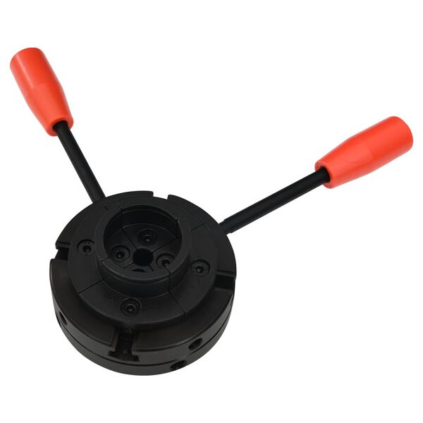 vidaXL Mandrin &agrave; bois &agrave; 4 m&acirc;choires connexion M33 acier 100 mm