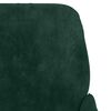 vidaXL Banc Vert fonc&eacute; 108x79x79 cm Velours