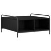 vidaXL Table basse Ch&ecirc;ne noir 50 x 49 x 41 cm Bois d'ing&eacute;nierie