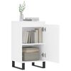 vidaXL Buffets 2 pcs blanc 40x35x70 cm bois d&rsquo;ing&eacute;nierie