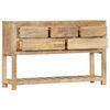 vidaXL Buffet 120x30x75 cm bois de manguier massif