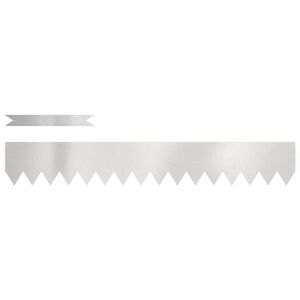 vidaXL Bordure de Pelouse 10 pc 100 x 0,05 x 15 cm Acier inoxydable