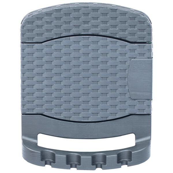 vidaXL Enrouleur de tuyau d'arrosage mural Plastique Anthracite