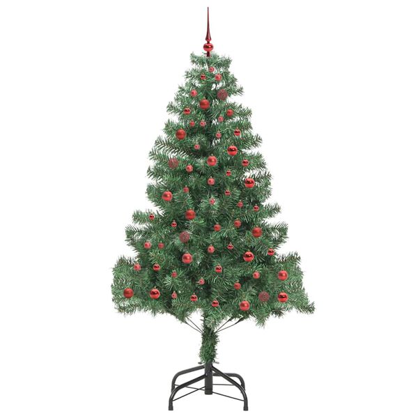 vidaXL Sapin de No&euml;l avec 300 LED avec support Vert 210 cm PVC