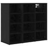vidaXL Cabinet &agrave; chaussures 77,5 x 30 x 67 cm Bois d'ing&eacute;nierie