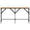 vidaXL Table console ch&ecirc;ne artisanal 140 x 29 x 75 cm