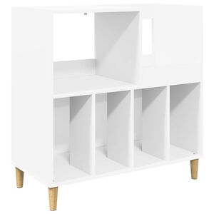 vidaXL Support pour platine Blanc 82 x 39,5 x 82,5 cm