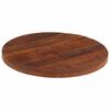 vidaXL Dessus de table Ø 50x2,5 cm rond bois massif de récupération