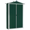 vidaXL Abri de jardin Vert 116x45x175 cm Acier galvanis&eacute;
