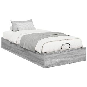 vidaXL Cadre de lit ottoman Gris Sonoma 193 x 75,5 x 25 cm