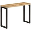 vidaXL Table console 110x35x76 cm bois de manguier massif brut